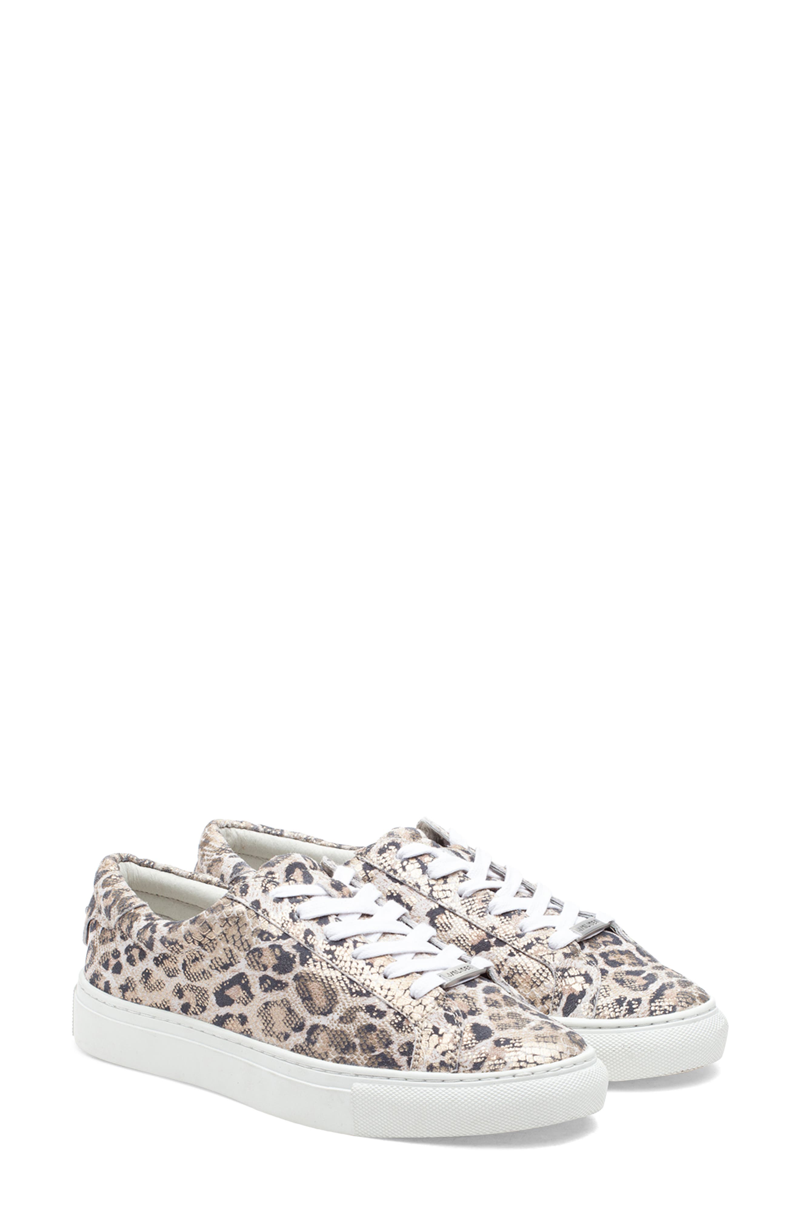 Lacee Sneaker, Alternate, color, GOLD/ WHITE PRINT LEATHER