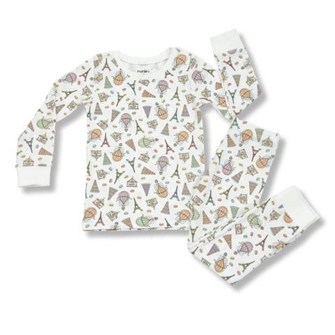 Kids Organic Two-Piece Pajama Set in Stars