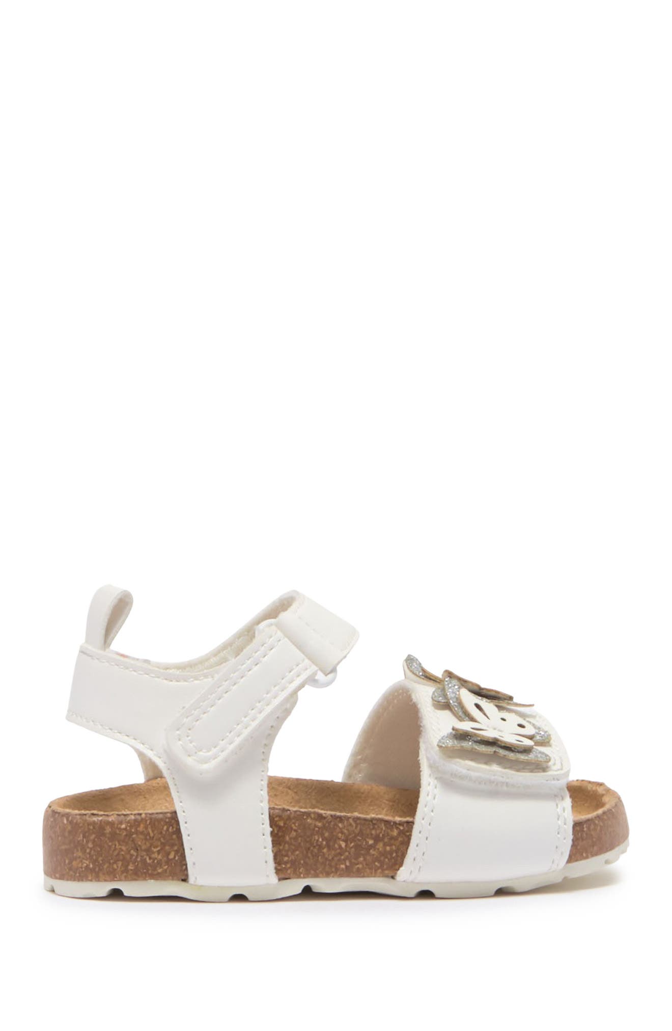 JOE FRESH Glitter Embellished Strap Sandal, Alternate, color, 