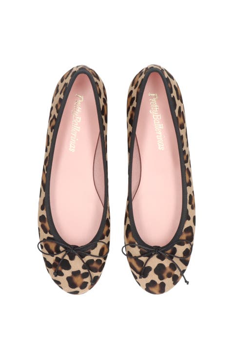 Round Toe Leopard Ballet Flat