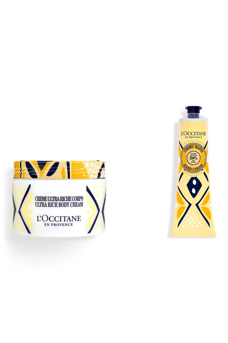 Vanilla Bouquet Shea Hand Cream & Ultra Rich Body Cream Duo, Main, color, NO COLOR