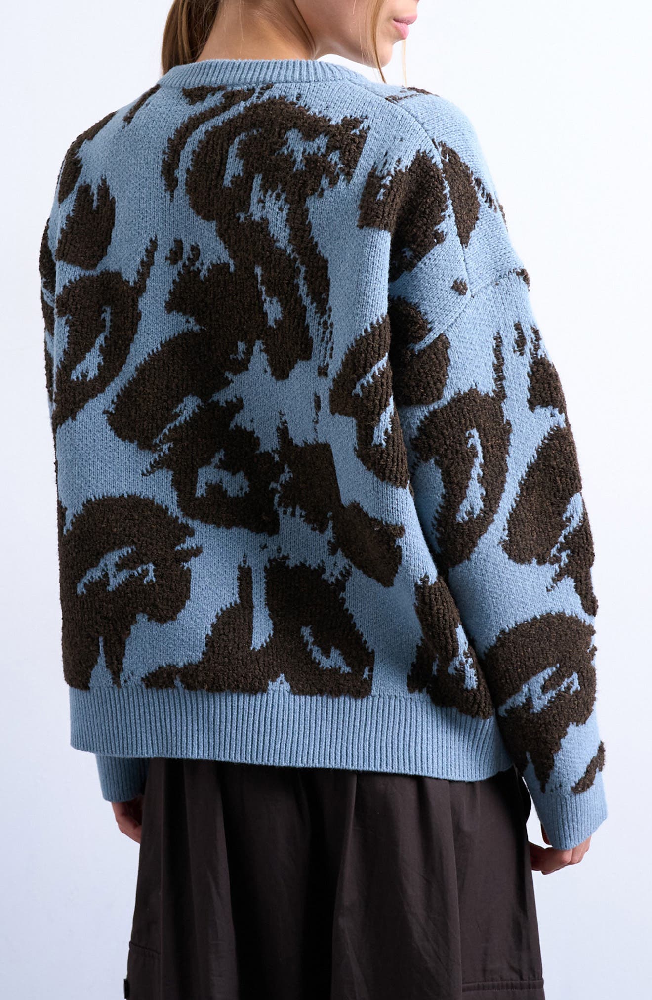 Loop Textured Pattern Sweater - image 2