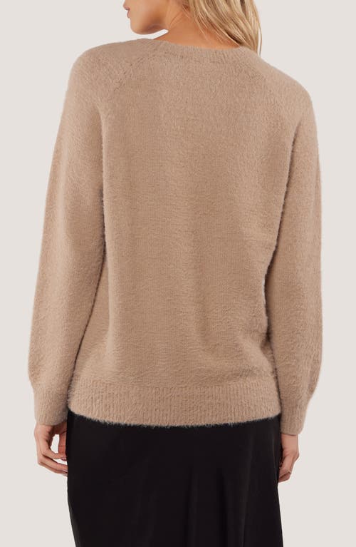 Matty M . Lexington Raglan Sleeve Sweater In Brown
