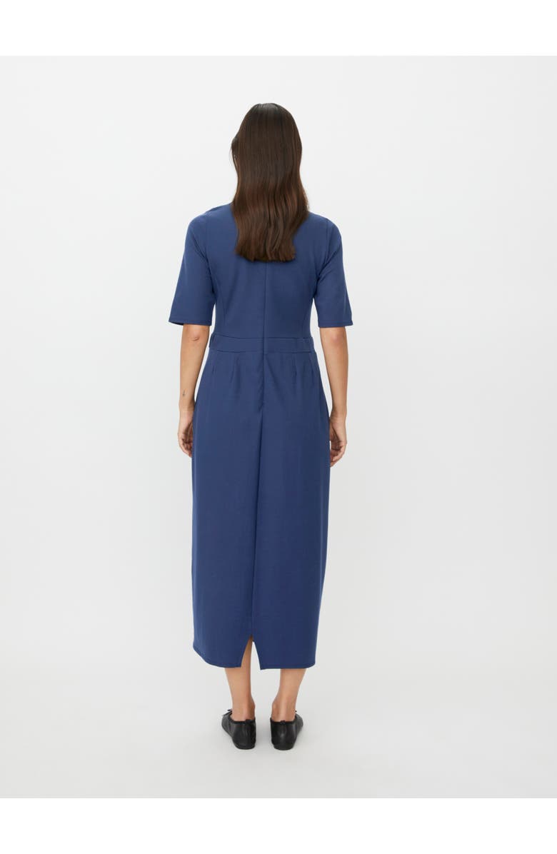 Masai Copenhagen MaNaelisa Pleated Midi Dress, Alternate, color, Navy Blazer