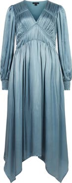 AllSaints Estelle Long Sleeve Asymmetric Hem Dress