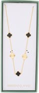 ARGENTO VIVO Clover Station Necklace