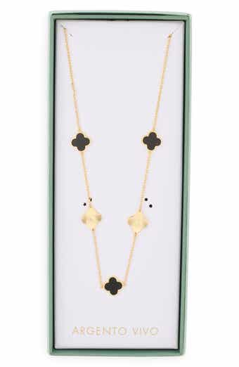 Clover Station Necklace