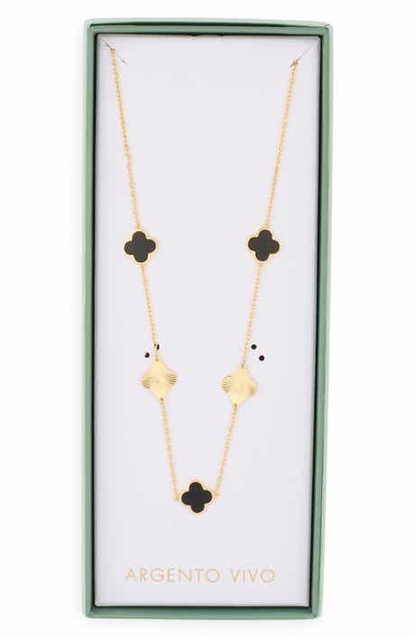 Clover Station Necklace