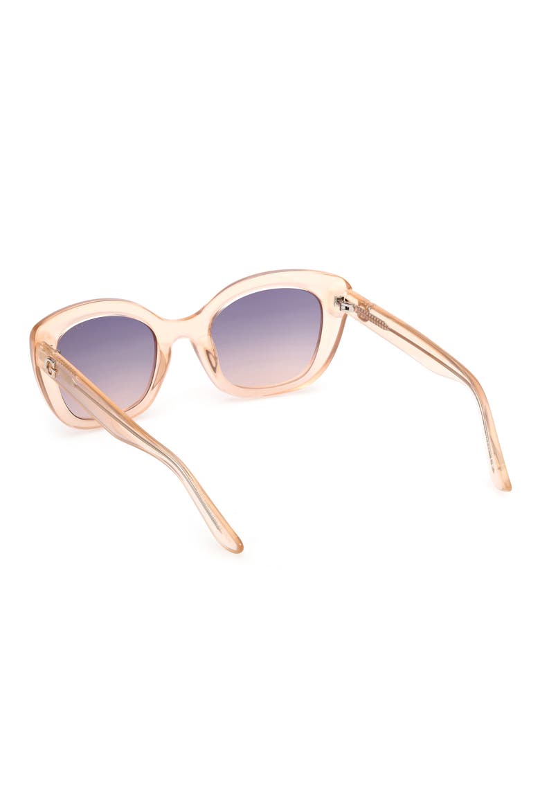 Square Sunglasses, Alternate, color, ORANGE/OTHER / GRADIENT OR MIRROR VIOLET
