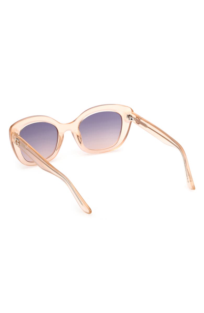 GUESS Square Sunglasses, Alternate, color, Orange/ Other / Gradient