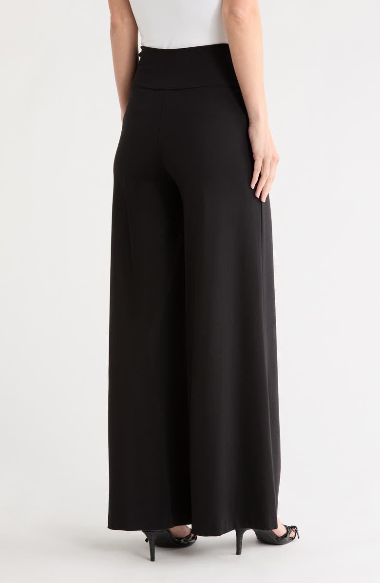 JASON WU High Waist Wide Leg Pants, Alternate, color, Black