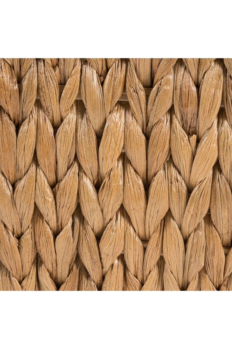 Havanah Southwestern Handwoven Hyacinth Slanted Pantry Baskets with Handles,, Alternate, color, Natural