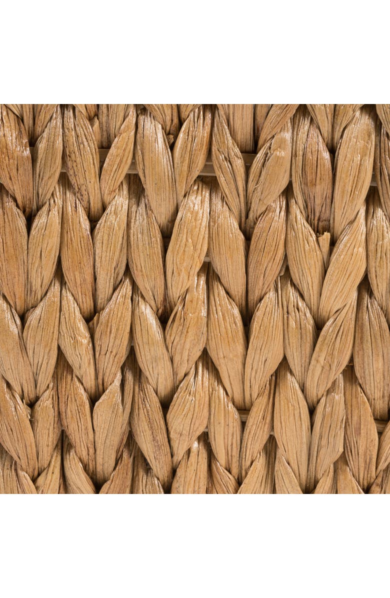 HAPPIMESS Havanah Southwestern Handwoven Hyacinth Slanted Pantry Baskets with Handles,, Alternate, color, Natural