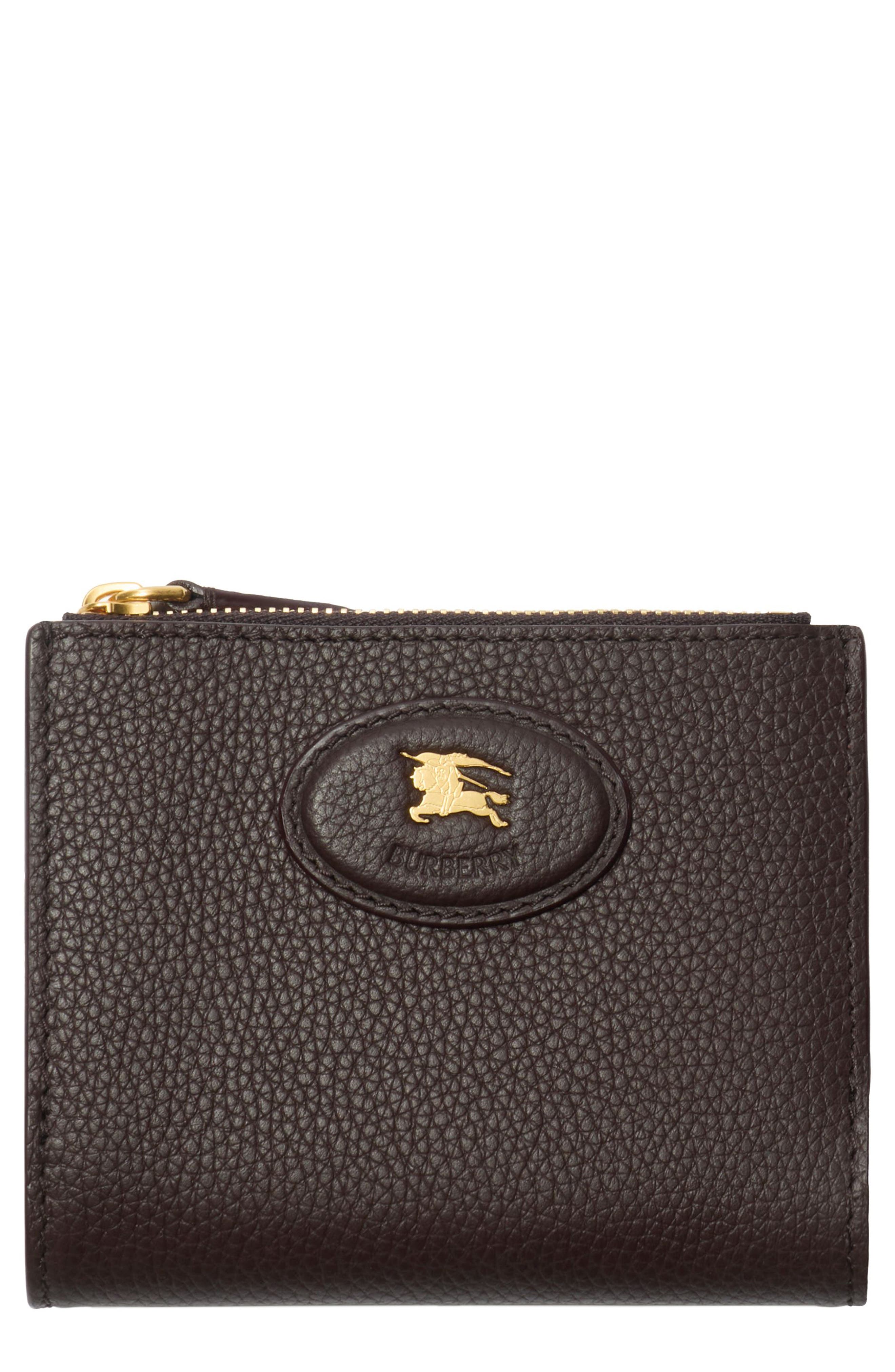Burberry Large Check Zip Card Case | Nordstrom