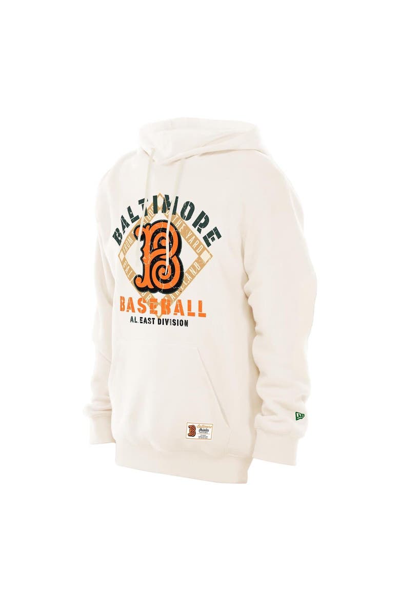 Men's New Era  Cream Baltimore Orioles 2026 City Connect Hoodie, Alternate, color, Cream