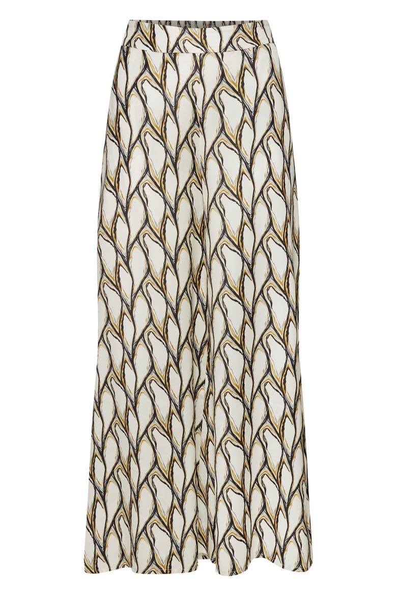 Print Wide Leg Pants, Alternate, color, Beige-Khaki