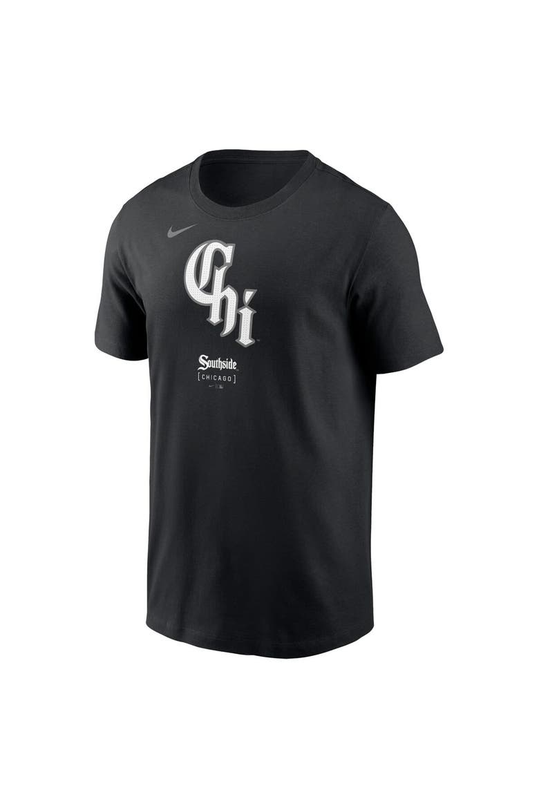 Men's Nike Black Chicago White Sox City Connect Large Logo T-Shirt, Alternate, color, Black