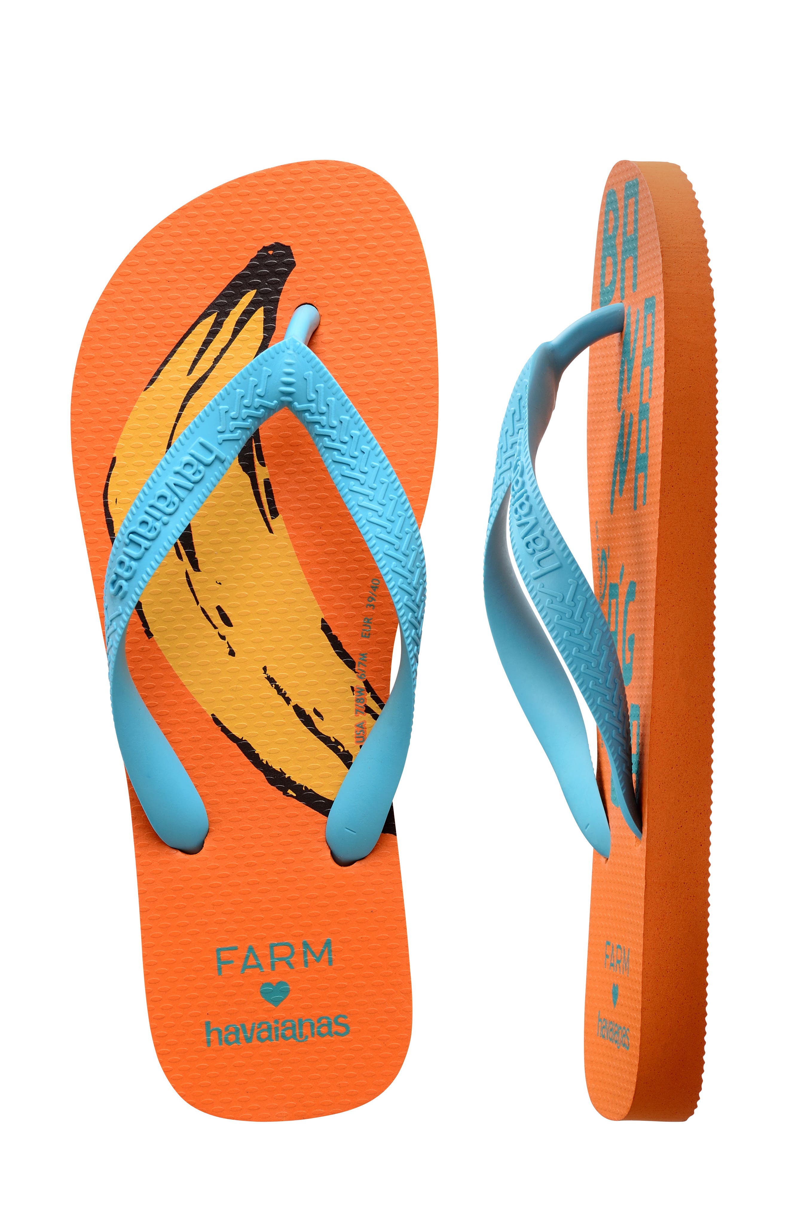 x FARM Rio Flip Flop, Alternate, color, BEGONIA ORANGE