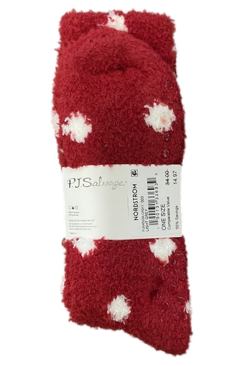 2-Pack Cozy Crew Socks with Grippers, Alternate, color, LIGHT GREY