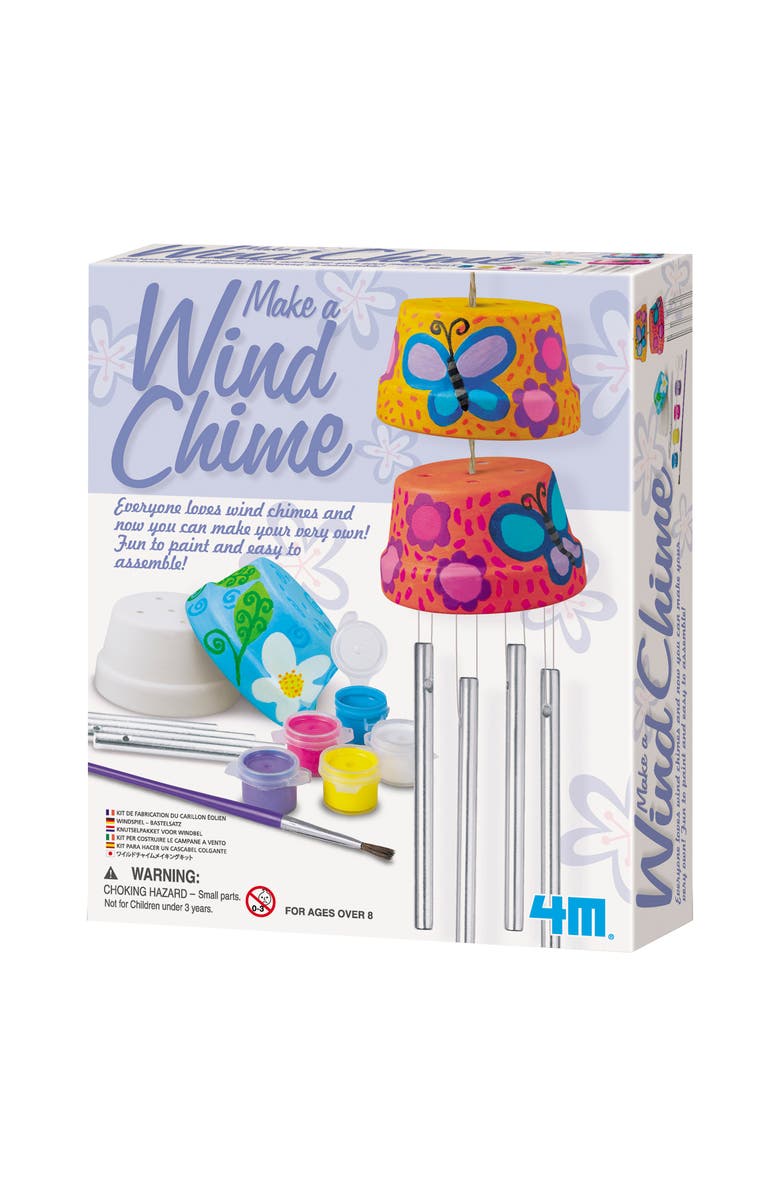 4M Make A Wind Chime Craft Kit Ages 8 And Up, Main, color, Multicolored