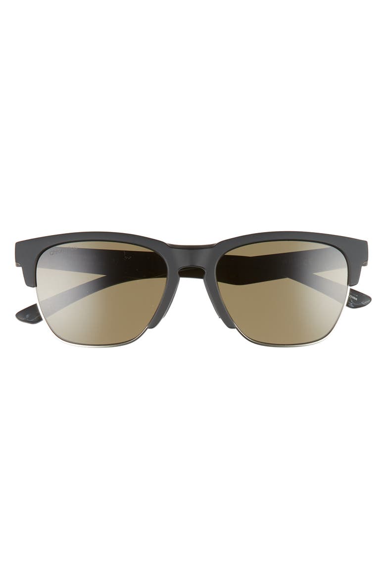 Haywire 55mm ChromaPop™ Polarized Sunglasses, Alternate, color, MATTE BLACK/ GREEN
