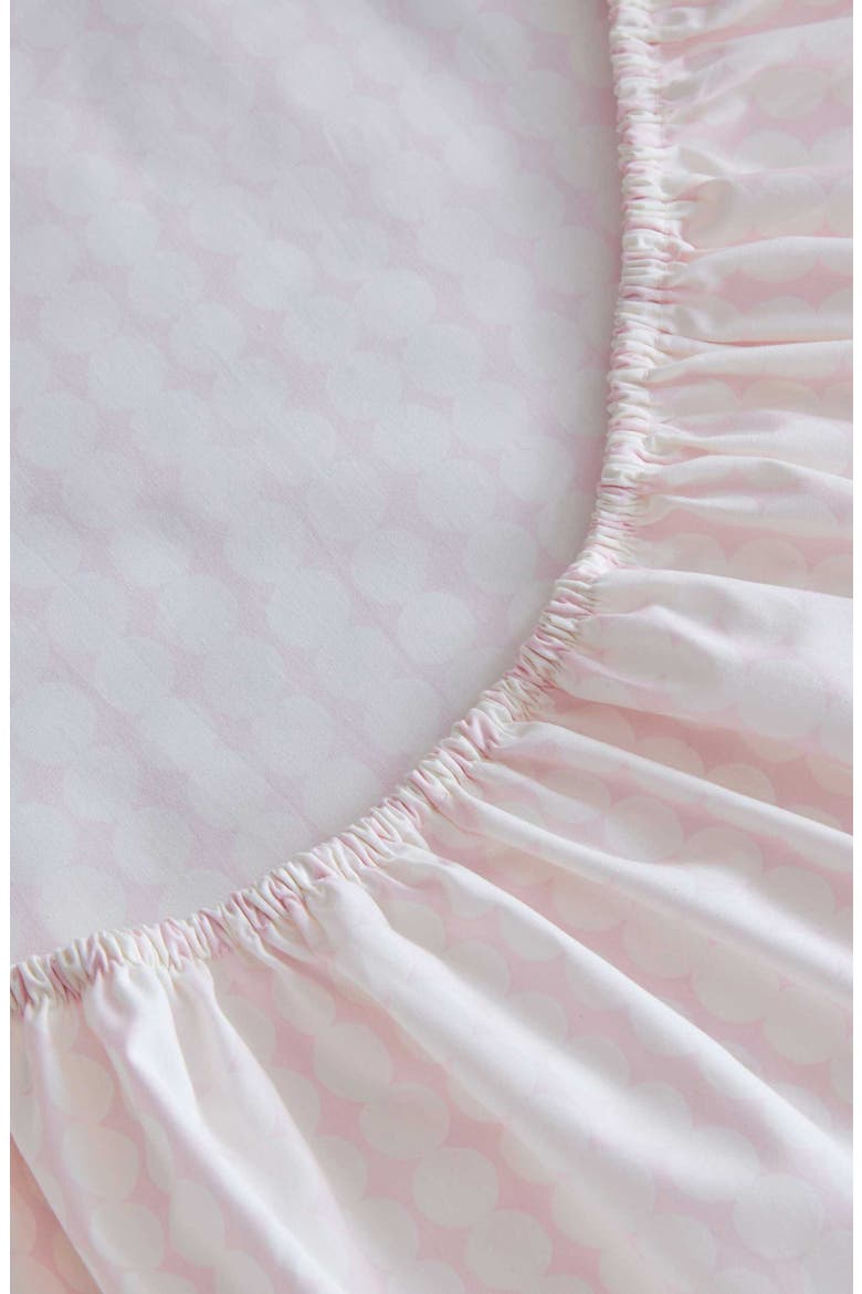 Pikku Rasymatto Cotton Percale Sheet Set, Alternate, color, LIGHT PINK