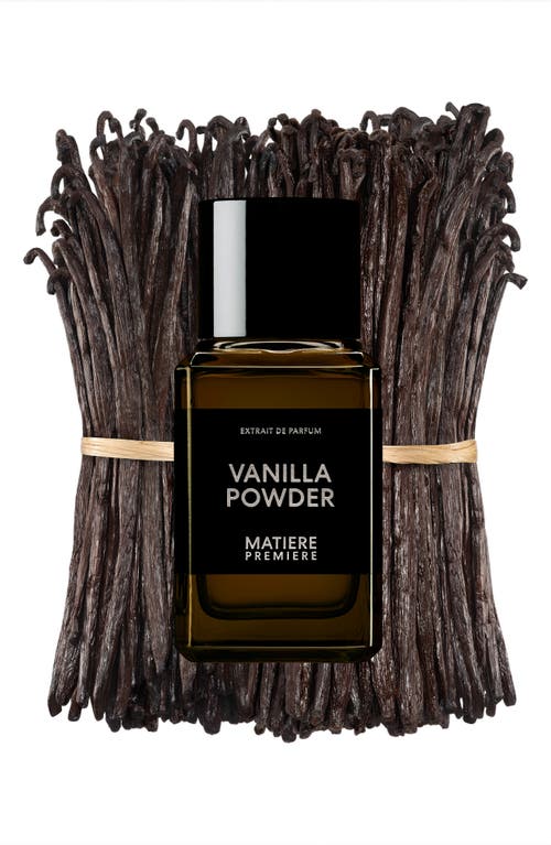 Matiere Premiere Vanilla Powder Extrait In Transparent