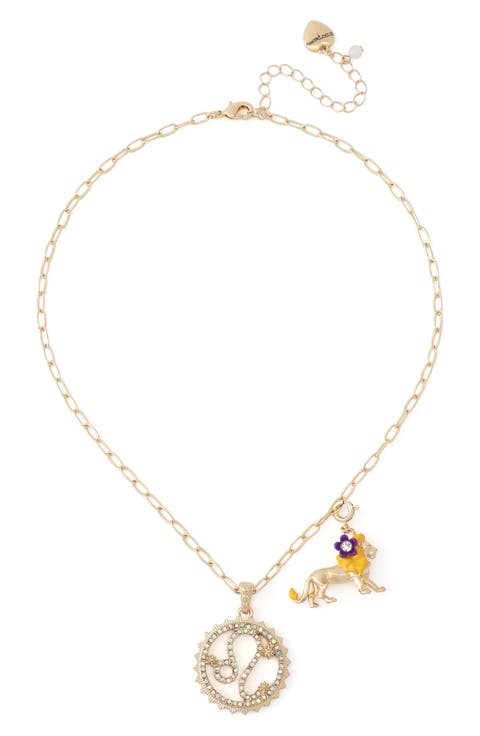 Gemini Charm Pendant Necklace