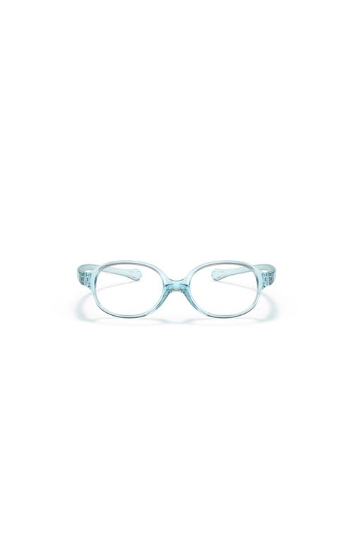 Ray Ban Ray-ban 39mm Oval Optical Glasses In Blue