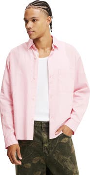 Cotton On Men's Hampton Long Sleeve Shirt