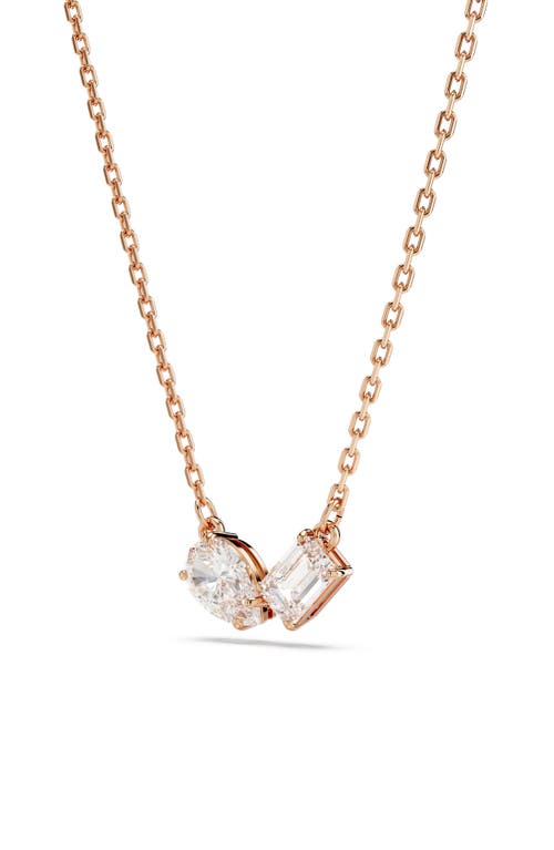 Swarovski Mesmera Crystal Necklace & Bracelet Set In White