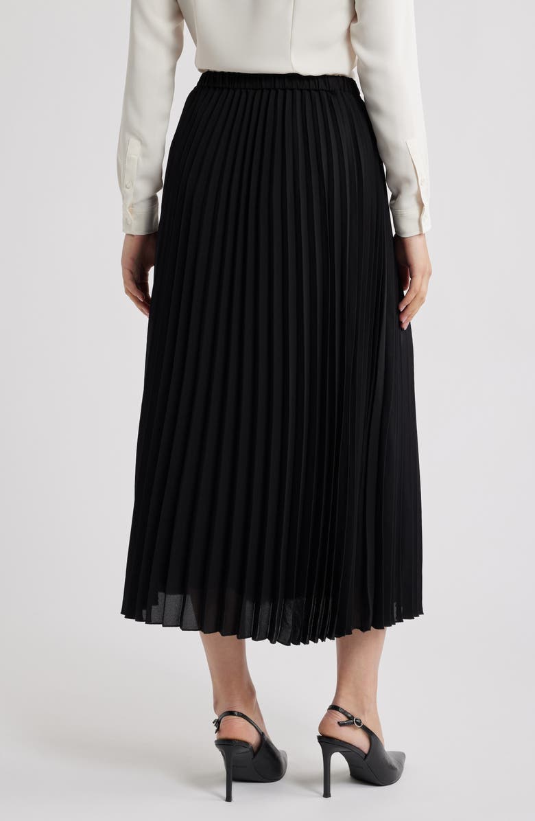 Anne Klein Belted Pleated Maxi Skirt, Alternate, color,