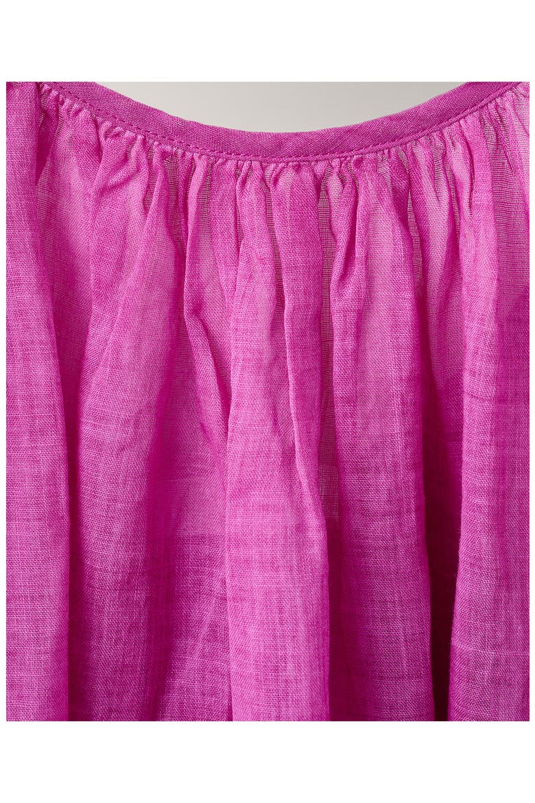 Ramie Nightgown, Alternate, color, FUCHSIA