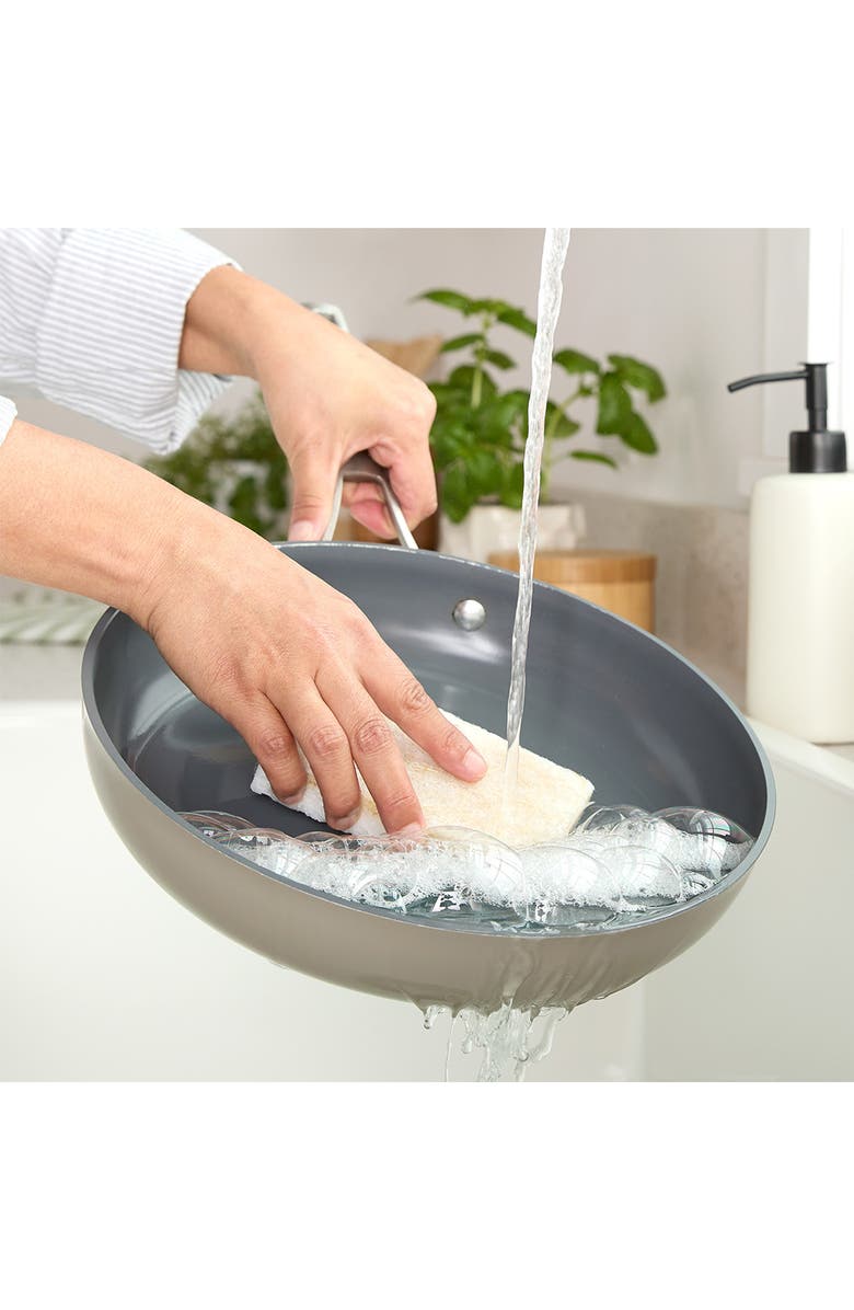 CALPHALON Premier Ceramic Nonstick 8-Piece Cookware Set, Alternate, color, Cream