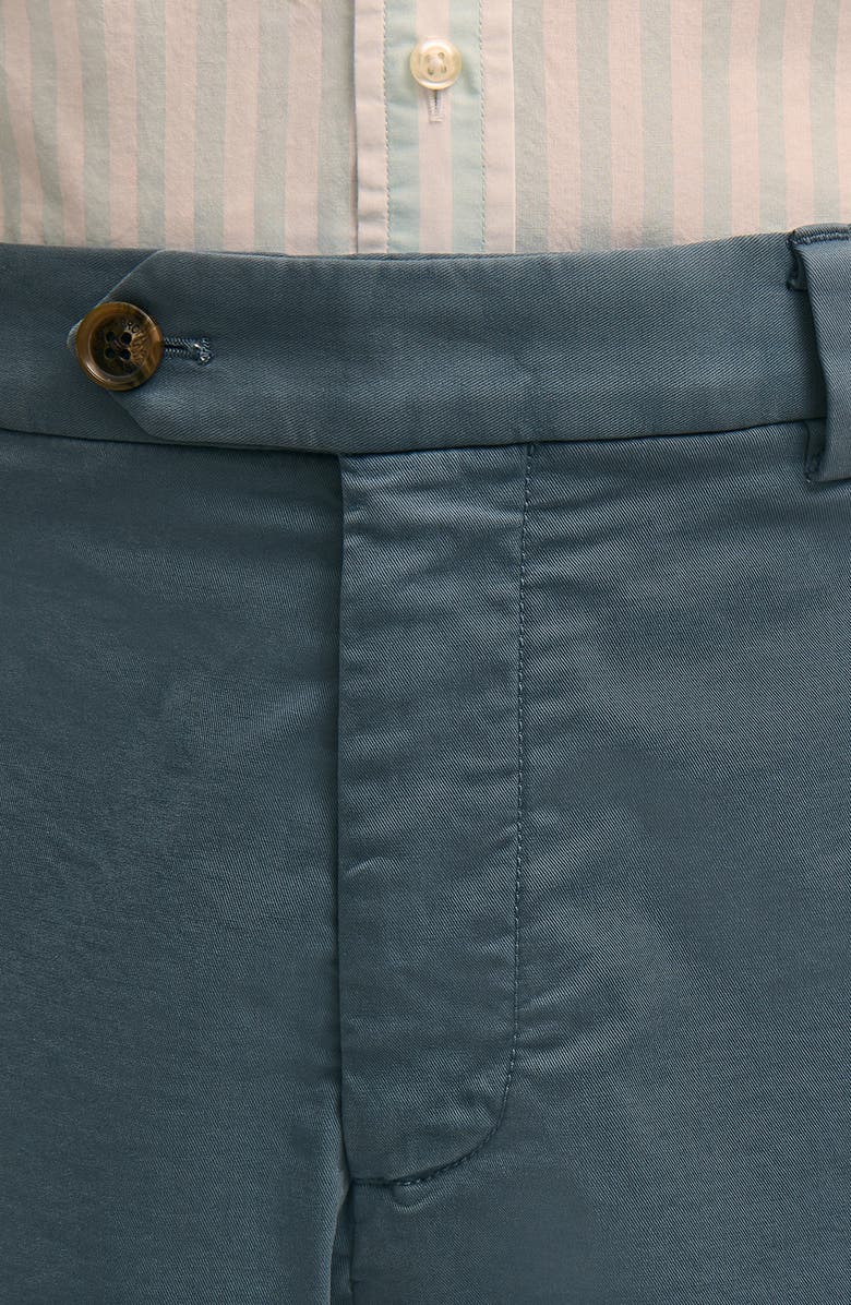 Brooks Brothers The Friday 7" Flat Front Chino Shorts, Alternate, color, Indian Teal