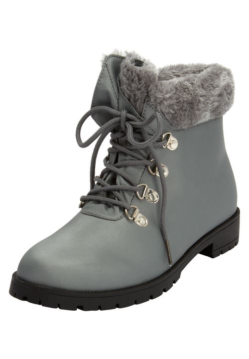 Comfortview The Vylon Hiker Bootie In Gray