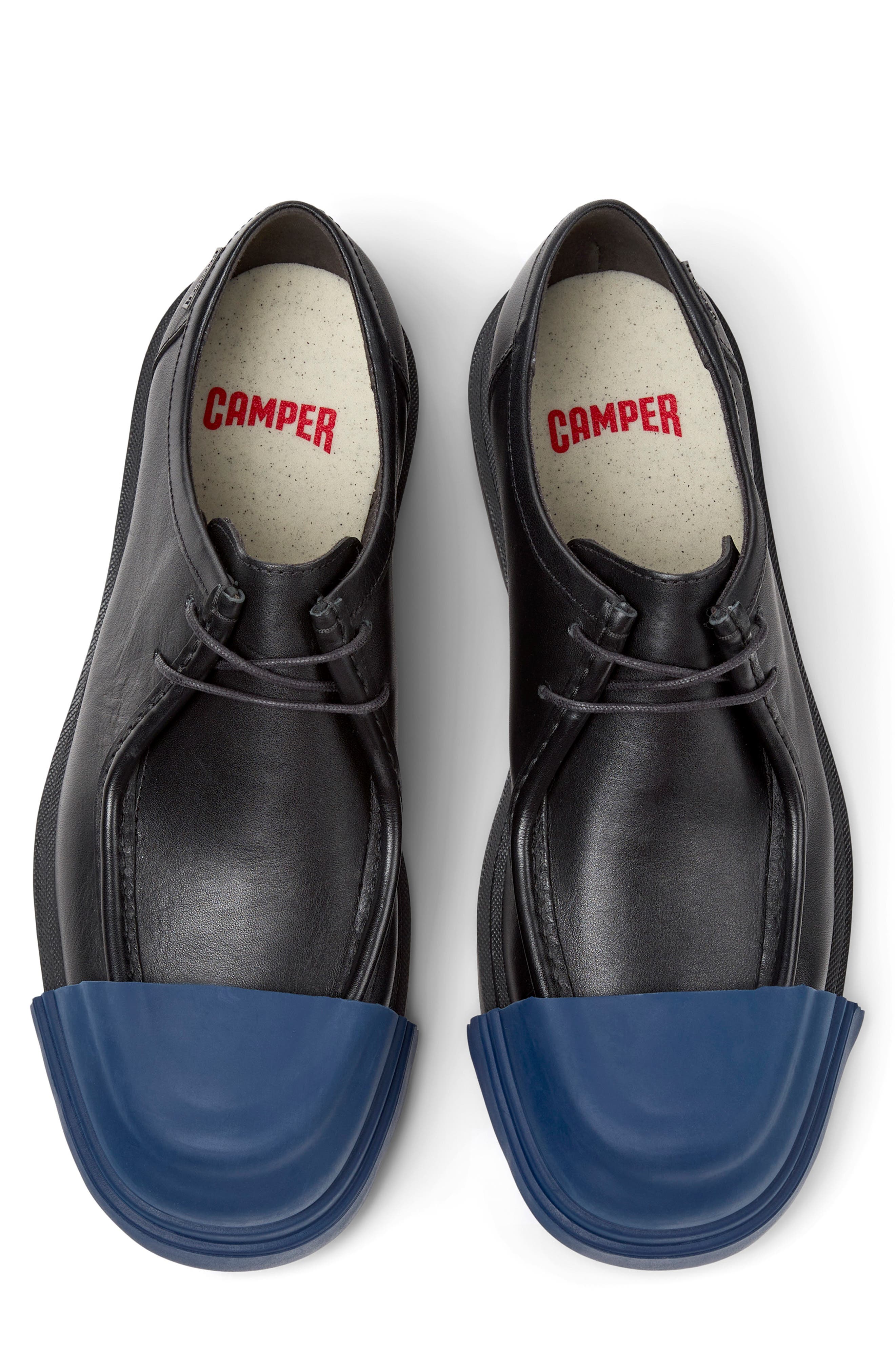 Camper Junction Cap Toe Chukka, Alternate, color, Black