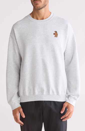 RIOT SOCIETY Embroidered Bear Crewneck Sweatshirt