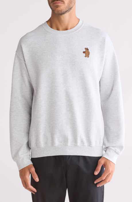 RIOT SOCIETY Embroidered Bear Crewneck Sweatshirt