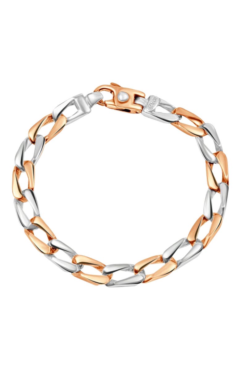 Bliss Diamond Men's Designed14k Gold (38gram) or Platinum (67gram) 7mm Link Bracelet 8.5", Main, color, 