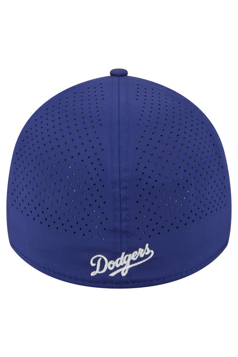 Men's New Era  Royal Los Angeles Dodgers 39THIRTY A-Frame Perforated Flex Hat, Alternate, color, Royal