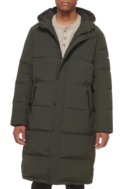 Zip Front Longline Puffer