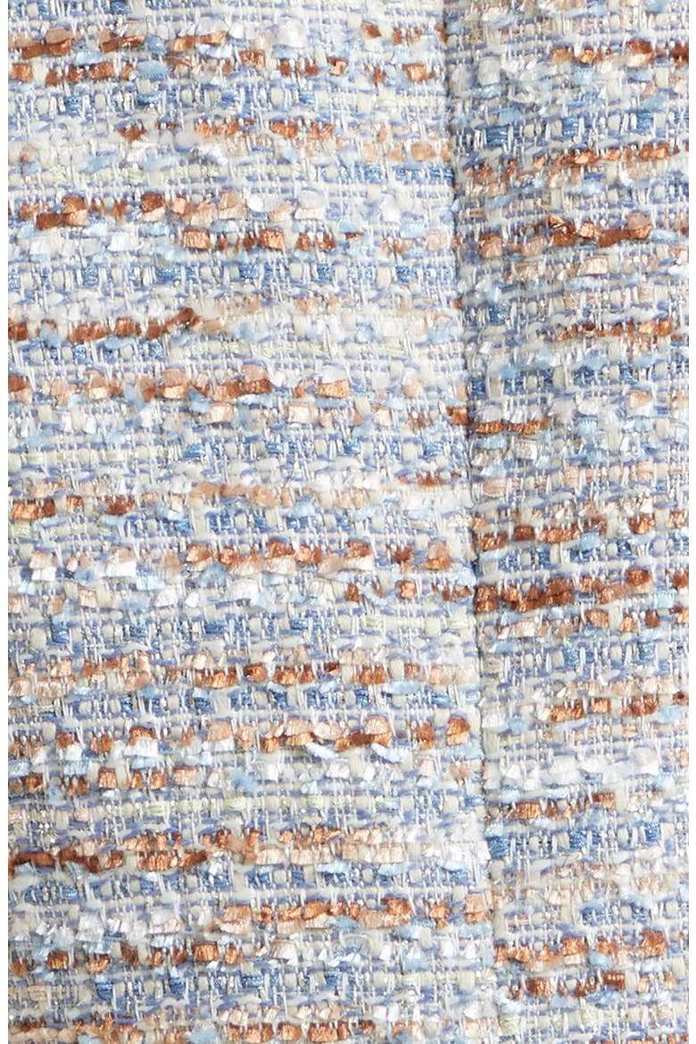Marv Boxy Tweed Jacket, Alternate, color, BLUE/ BEIGE TWEED