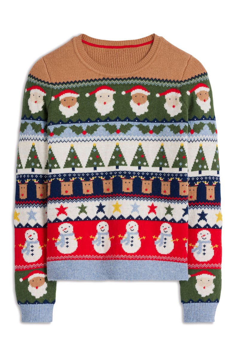 Boden Edie Fair Isle Sweater, Alternate, color, 