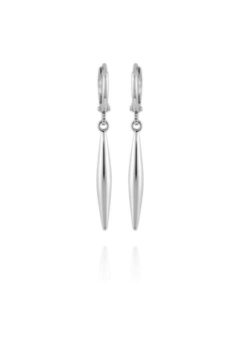 Huggie Small Linear Drop Earrings