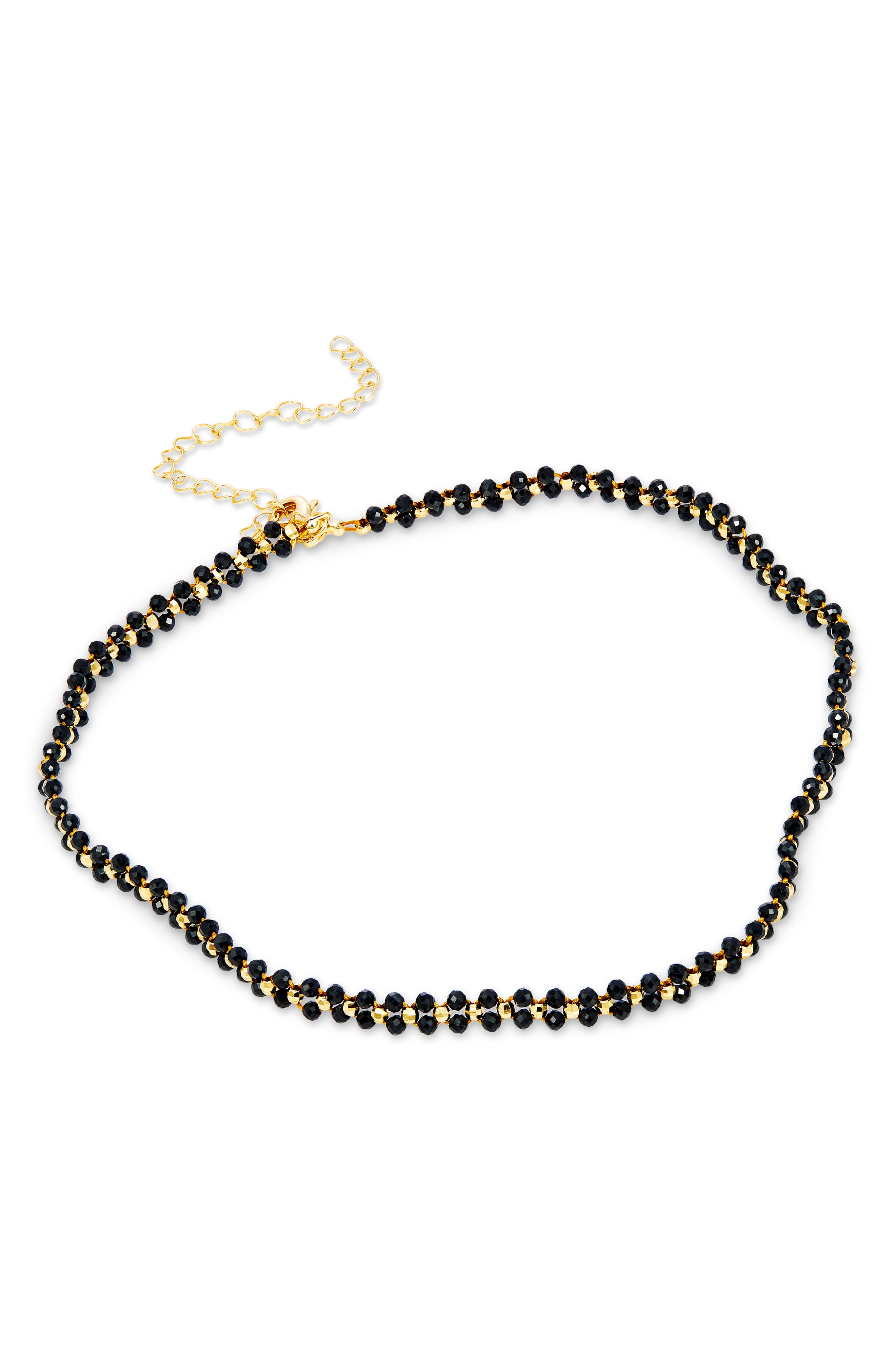 Onyx Two Row Necklace