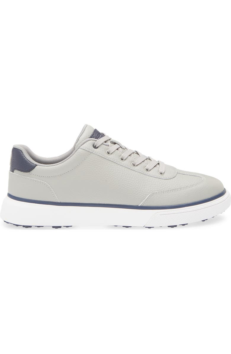 Peter Millar Drift Hybrid Water Resistant Leather Golf Shoe, Alternate, color, British Grey