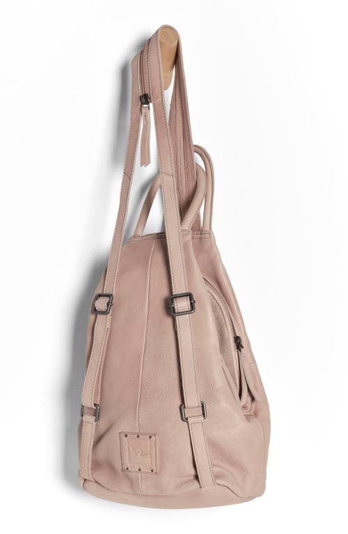 Free People We The Free Soho Convertible Leather Backpack In Fog