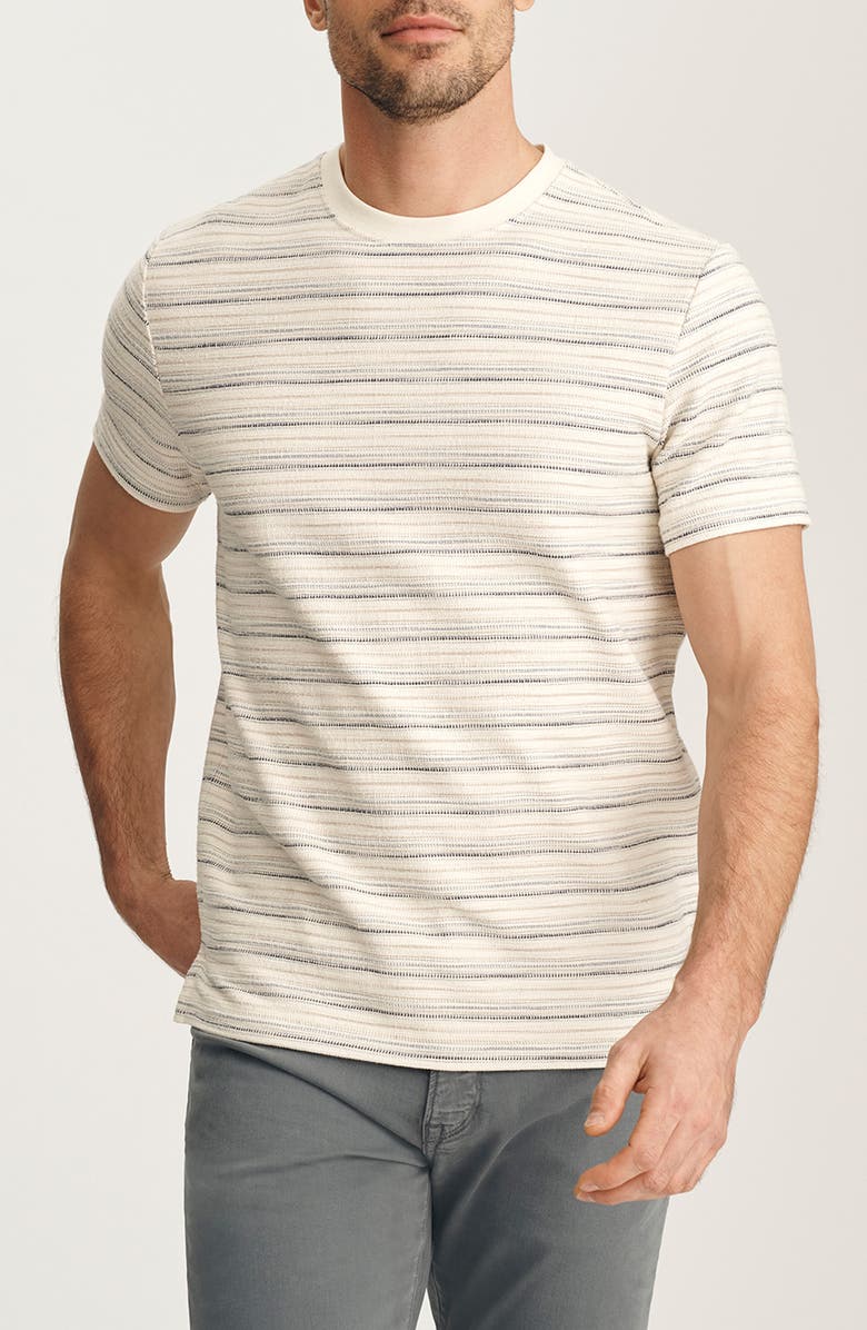 34 Heritage Feeder Stripe Cotton Blend T-Shirt, Main, color, 