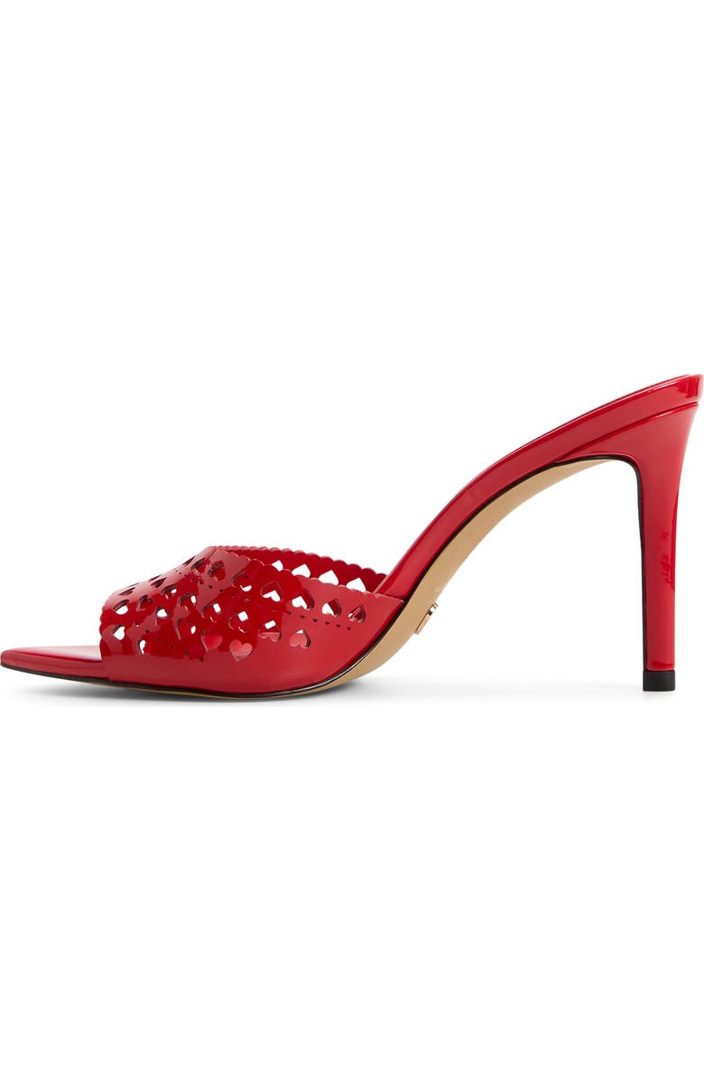 ALDO Love Pointed Toe Slide Sandal, Alternate, color, Medium Red